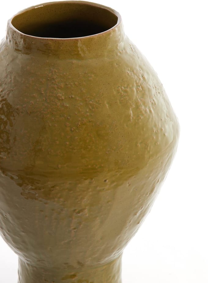 Light & Living - Vaas VASORA - Ø22.5x33 cm - Groen