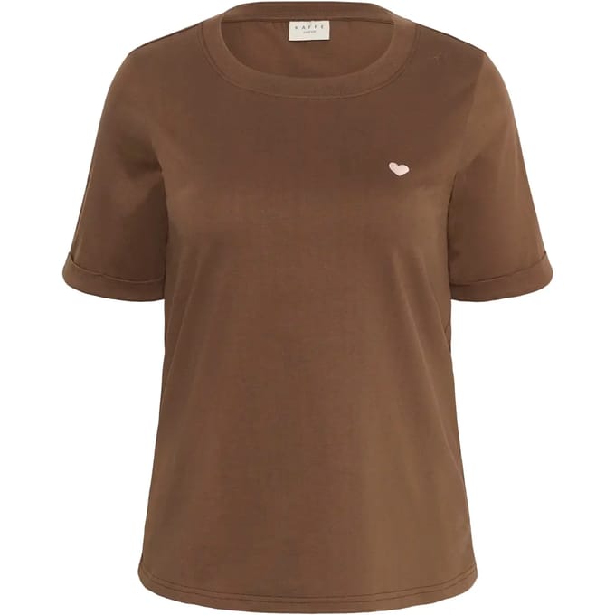 Dames-T-shirt KAFFE Curve KCArt