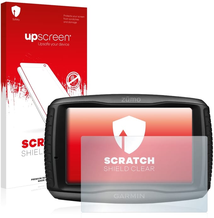 upscreen - Screenprotector voor Garmin zumo 595LM - Folie Beschermfolie transparant