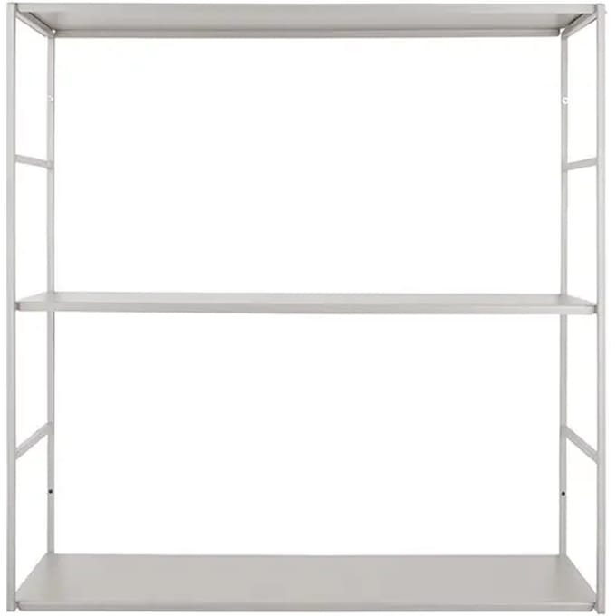 Present Time Wandrek Level - Metaal Mat Warm Grijs - 60x20x60cm - Scandinavisch