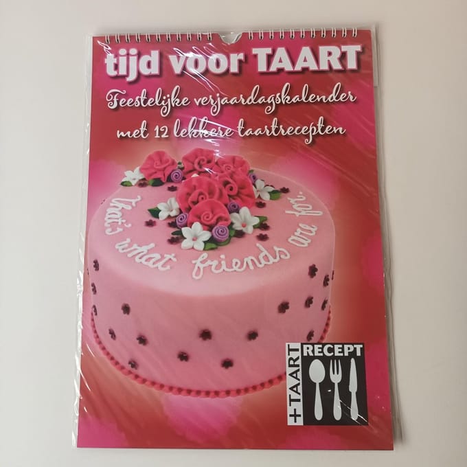 Verjaardagskalender "Tijd voor taart"