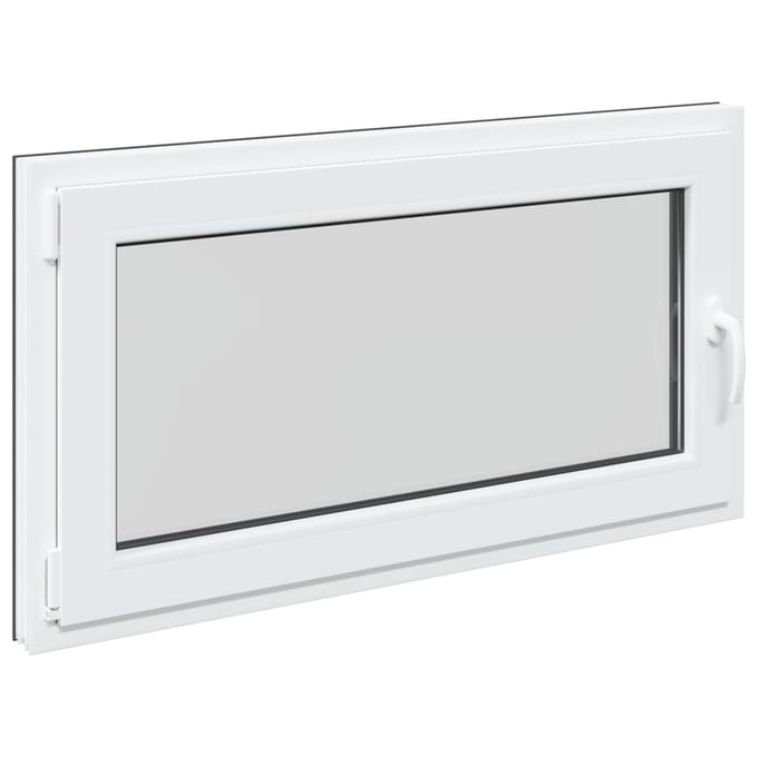vidaXL - Kleur - binnenkant - kelderraam - Wit - RISOR - 110 - x - 70 - cm