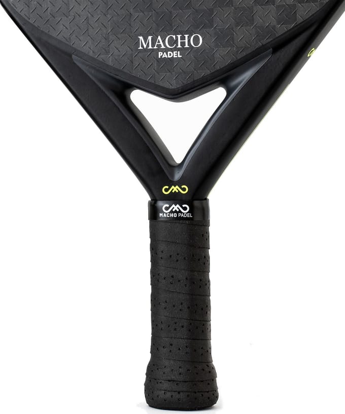 Macho Padel Overgrip – Griptape – Set van 3 - Tennisgrip & Padelgrip – Antislip – 0.6mm - Zwart
