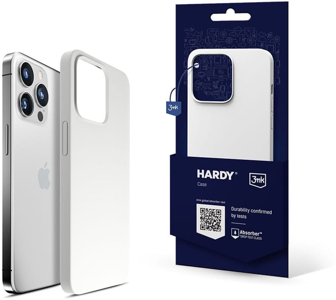 Apple Iphone 14 Pro - 3Mk Hardy Siliconen Magcase Wit
