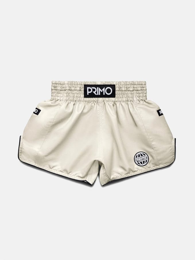 Primo Muay Thai Shorts - Alta Series - Cream S