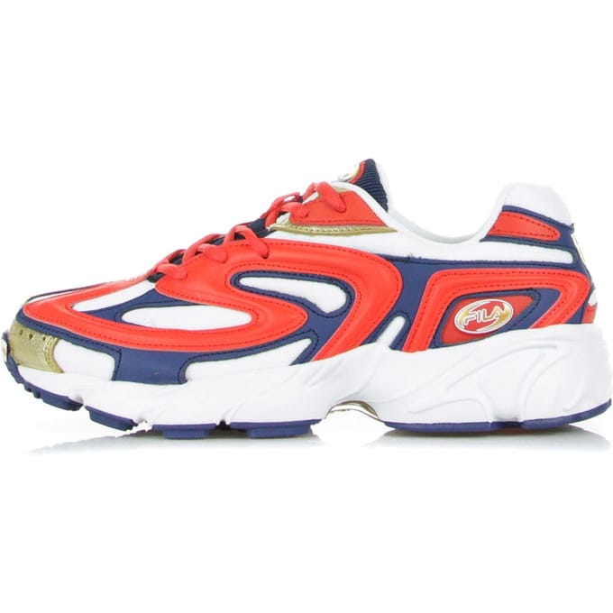Creator Fiery lage herenschoen rood/wit/estate blauw