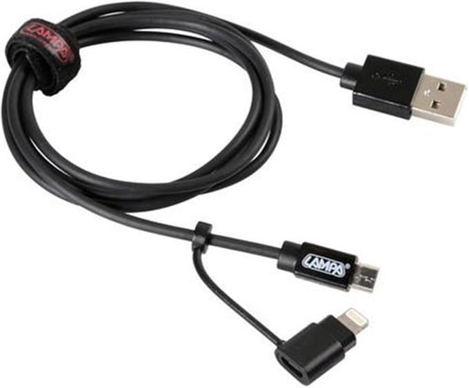 USB naar iPhone en micro USB