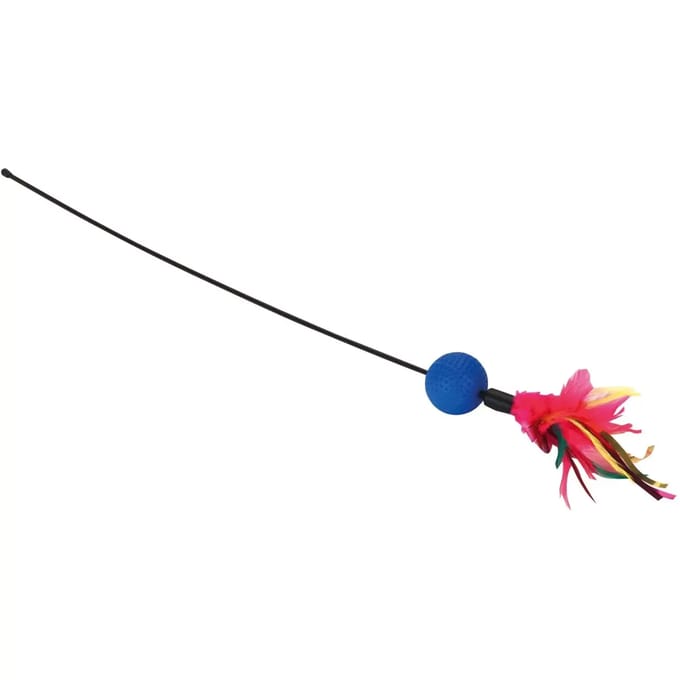 Stok met plumeau en geluidseffecten Kerbl (x1)