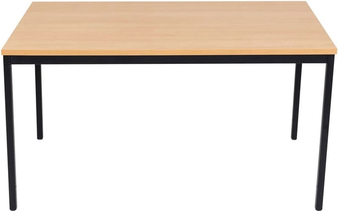 Multifunctionele Rechthoekige Tafel - Ideale Bureau, Eettafel en Werktafel - Beuken 140x70 cm
