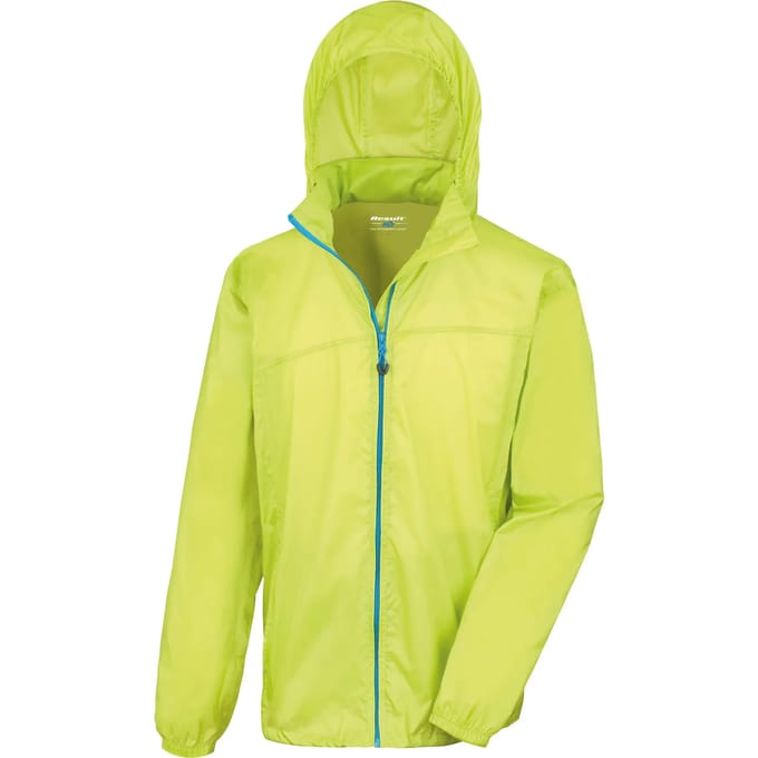 Result Urban HDi Quest Lightweight Stowable Jacket RT189 - Lime/Royal - XS