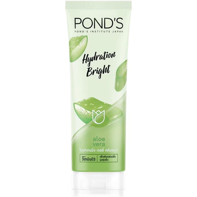 Pond's Hydration Bright Aloe Vera Jelly Cleanser 100 g. 100 g. white