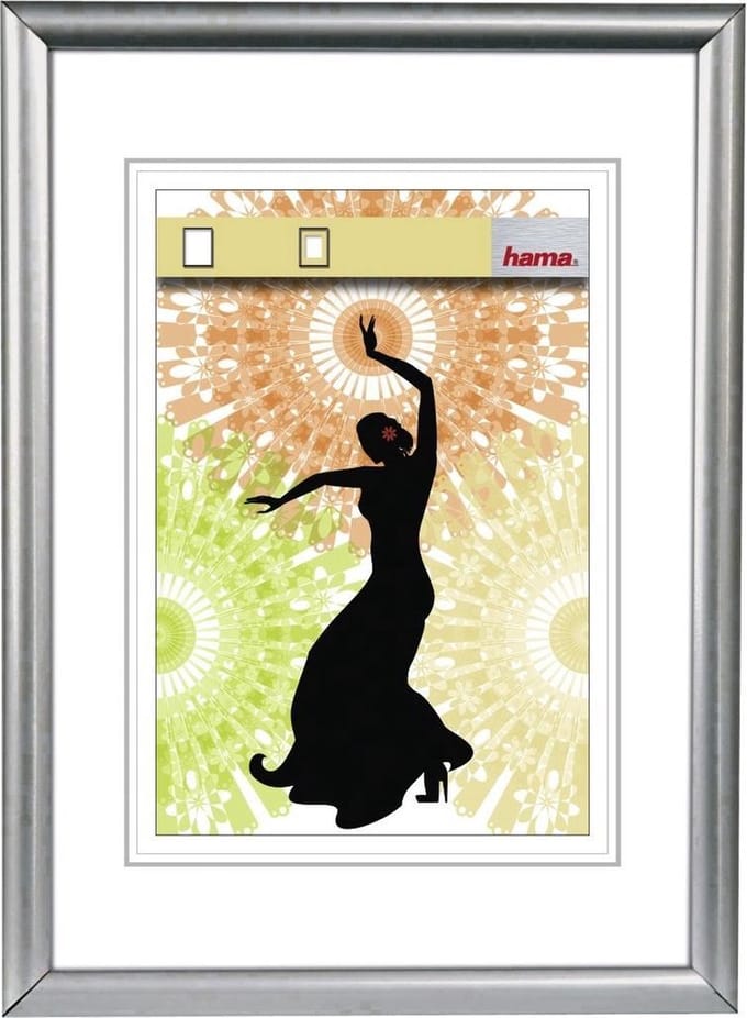 Hama "Madrid" Plastic Frame silver 21 x 29.7 cm DIN A4