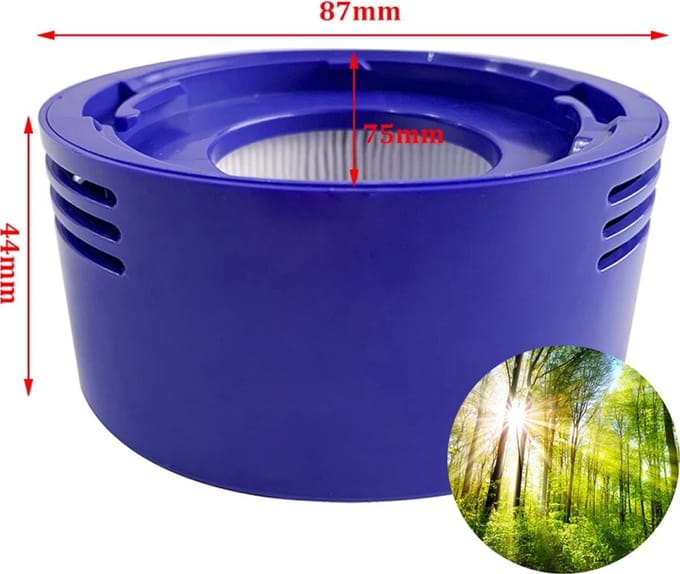 Alapure Voorfilter geschikt voor Dyson V6 / V7 / V8 965661-01