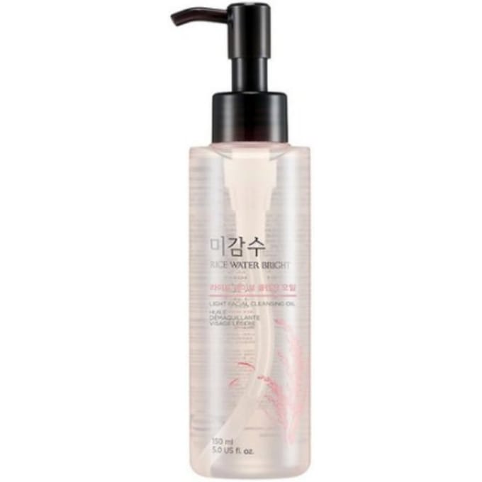 THE FACE SHOP Huile Nettoyante Lumière Vive à l'Eau de Riz 150 ml white
