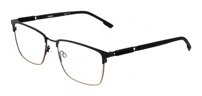 Flexon FLEXON E1161 Matte black 55/17/145 MAN Brilmonturen