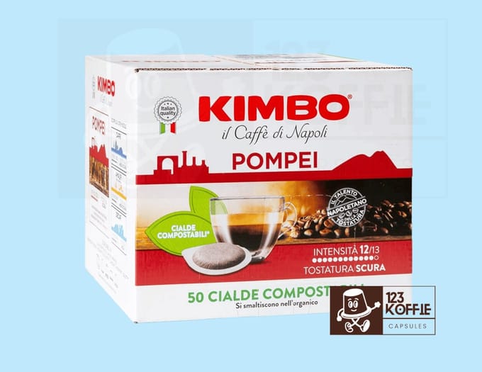 Kimbo Pompei - ESE Servings (50 st.) - Koffiepads 44mm