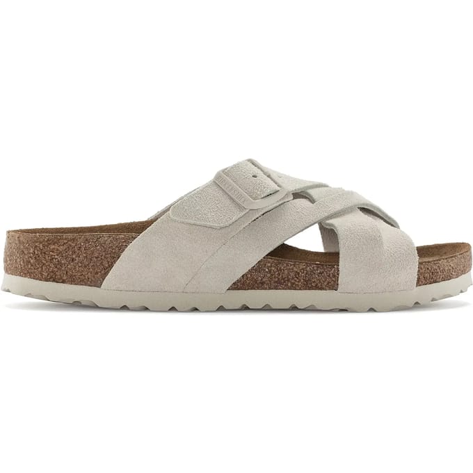 Suède leren sandalen Birkenstock Lugano