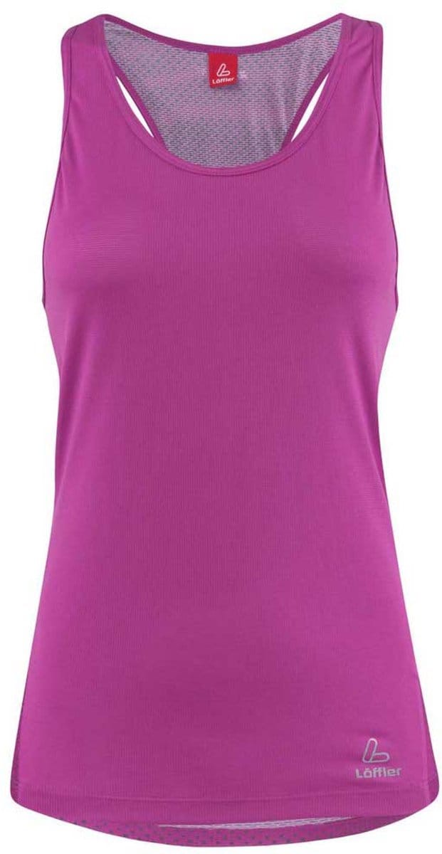 Loeffler Racerback Mouwloos T-shirt Paars S Vrouw