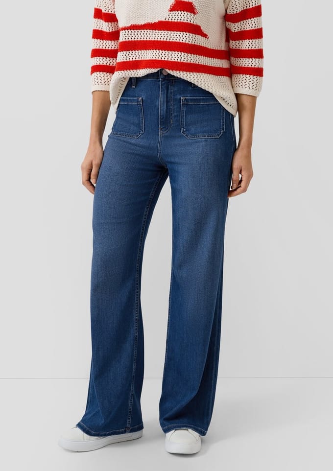 s.Oliver BLACK LABEL - Dames broek - Maat 40 - Vrouwen - Jeans - Lyocell