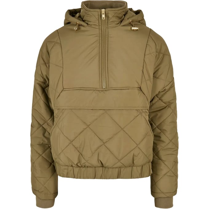 Donsjack voor dames Urban Classics oversized diamond quilted pull over