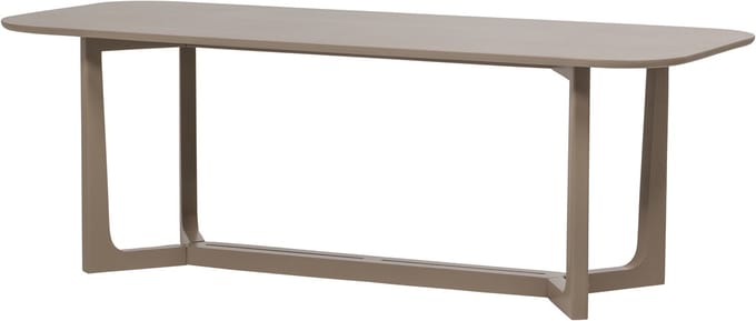 WOOOD Ferion Eettafel - Mango Hout - Mud - 76x240x90
