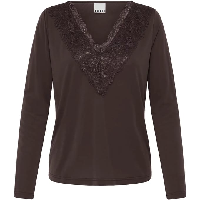 Dames-T-shirt met lange mouwen Ichi IHLike