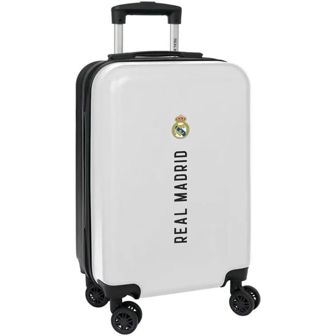 Safta Real Madrid First Kit 24/25 40.1l 34.5x20x55 Cm Reistas Met Wielen Wit Kinderen