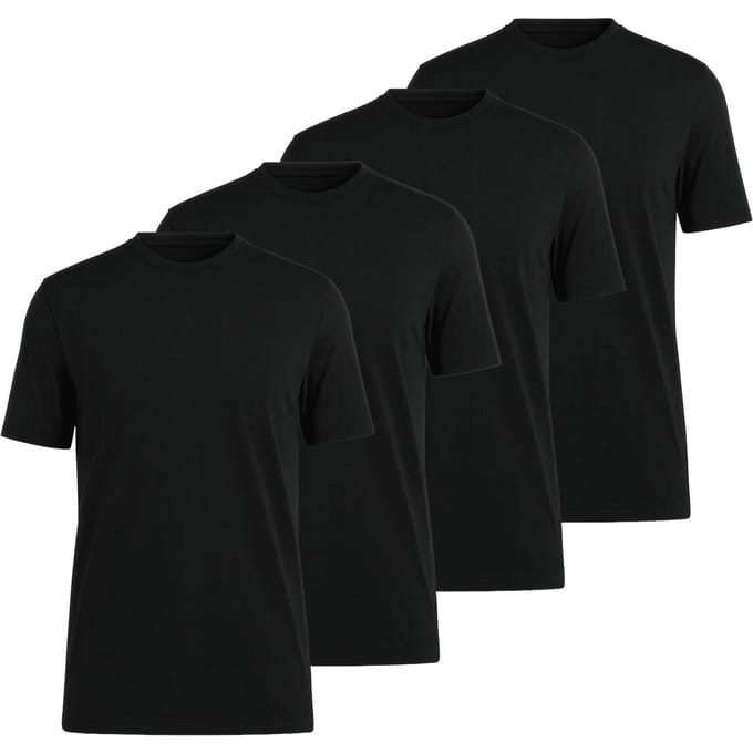 OLYMP T-shirt 4 Pack Crew Neck T-Shirt Verpakking van 4