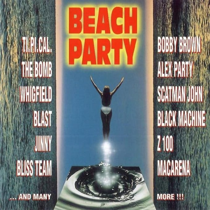 CD DIVERS - Beach Party MTCD18 New Music Inter 1995 Italie Dance & Electronica Occasion red