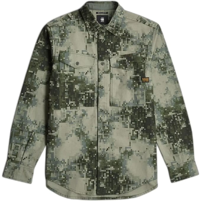 G-Star - Cargo Pocket Regular Shirt l\s - Heren - Shirts