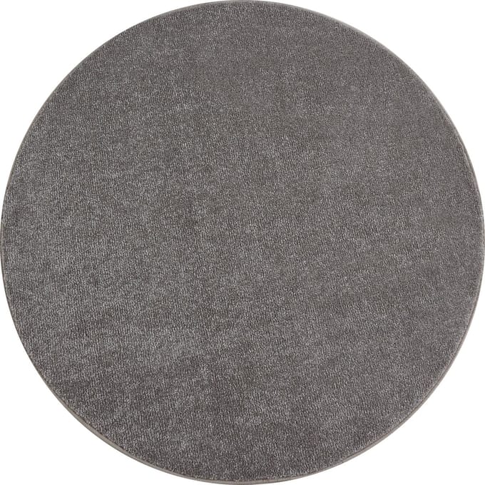 Flycarpets Liam Effen Beige Vloerkleed Rond - Laagpolig - 160x160 cm