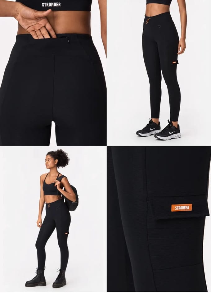 Stronger - Adventure Tight - Sport Tights - Dames - Zwart - Maat S