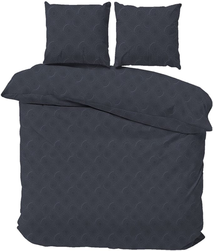 iSleep Dekbedovertrek ian - Eenpersoons - 140x200/220 cm - Blauw