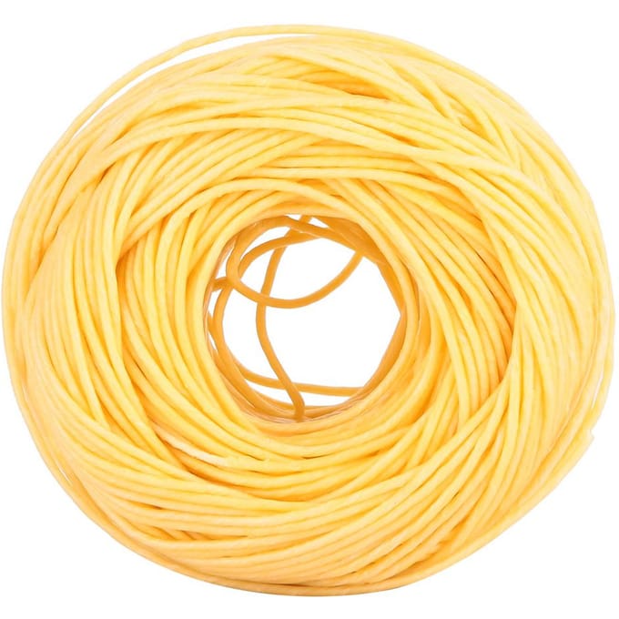 Vezelpit Natuurlijke Bijenwaskaars Pit DIY 200 Voet Geurkaars Pit (Licht) yellow