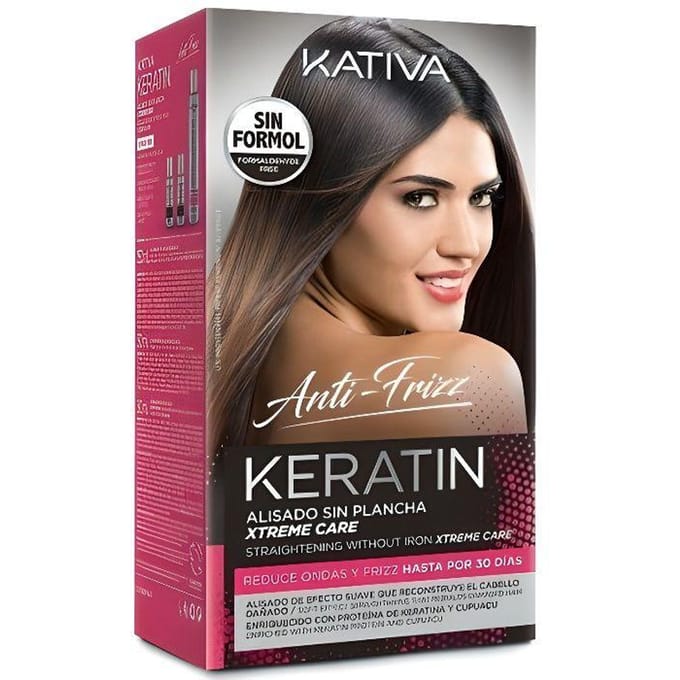 Traitement Capillaire - Kativa - Keratin Anti-frizz - 3 pcs - Cheveux abîmés - Lissant
