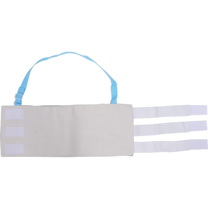 Gebroken Ribbrace Borstbeen Ribfractuur Fixatie Riem Wrap Postoperatieve Revalidatie white