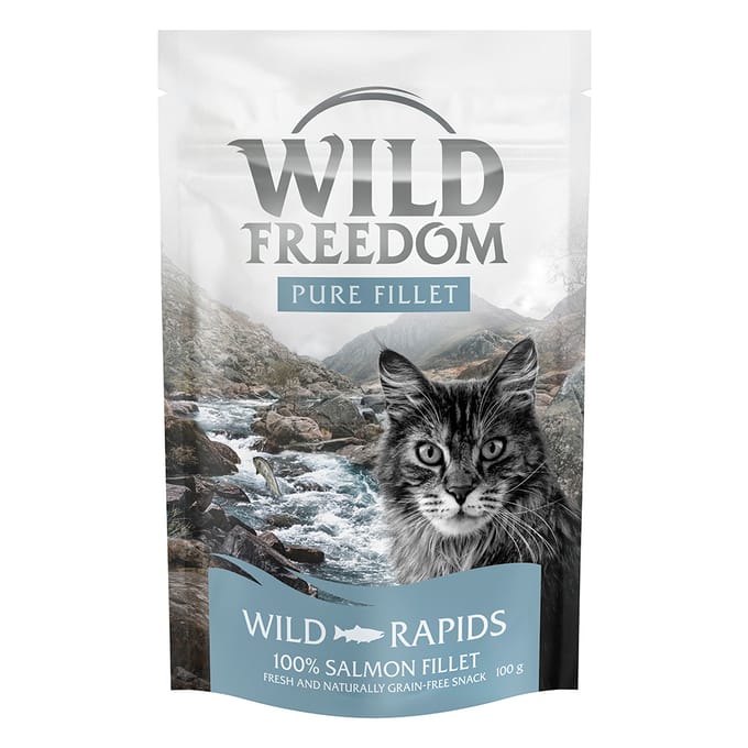 100g Wild Freedom Zalmfilet Filet Kattensnacks
