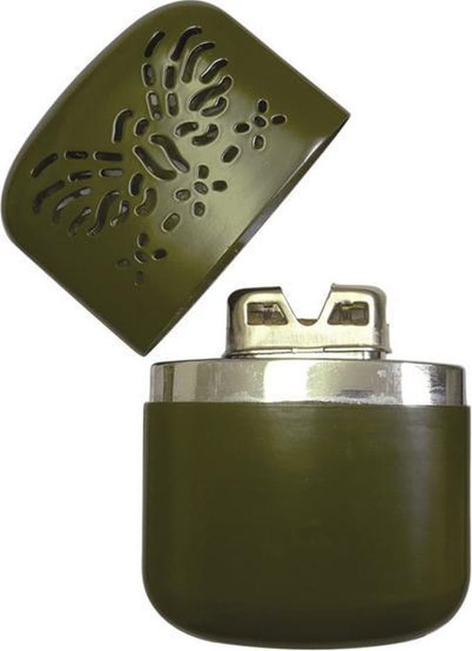 Handwarmer benzine od tinplate pocket stove