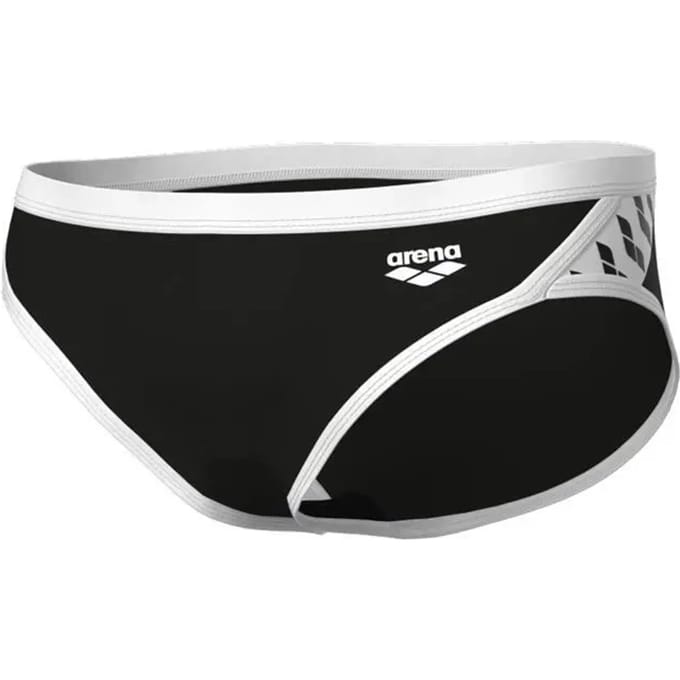 ARENA | M Icons Swim Briefs Solid black-white (Maat - 75)