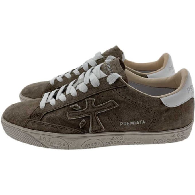 Premiata Steven Sneakers - Leer - Heren - Beige - Maat 41