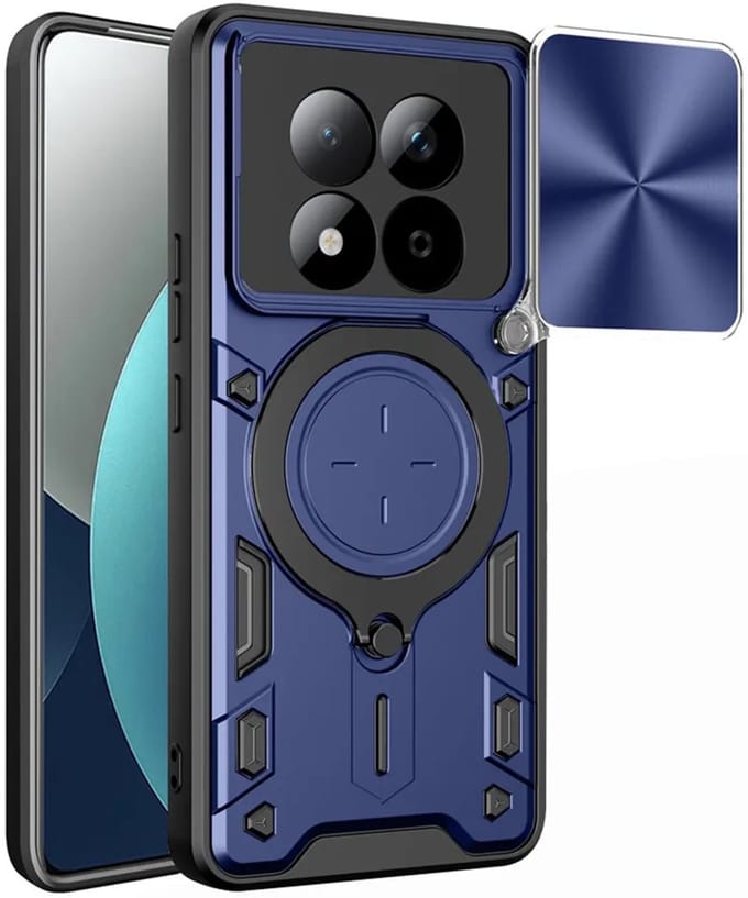 Hoesje geschikt voor Xiaomi Redmi Note 15 Pro 4G - Techsuit CamGuard Pro Back Cover - Blauw