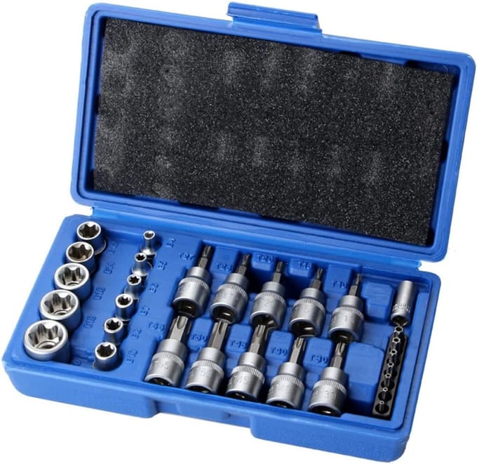 Benson Torx Bit Doppenset - 30 Torxdoppen