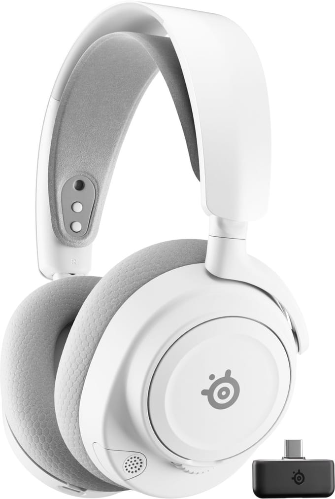 SteelSeries Arctis Nova 7 Gen 2 - Draadloze Gaming Headset - 50 uur accuduur - PC, PlayStation, Switch & Mobiel - Wit