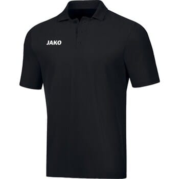 Jako Base Polo Heren - Zwart | Maat: M
