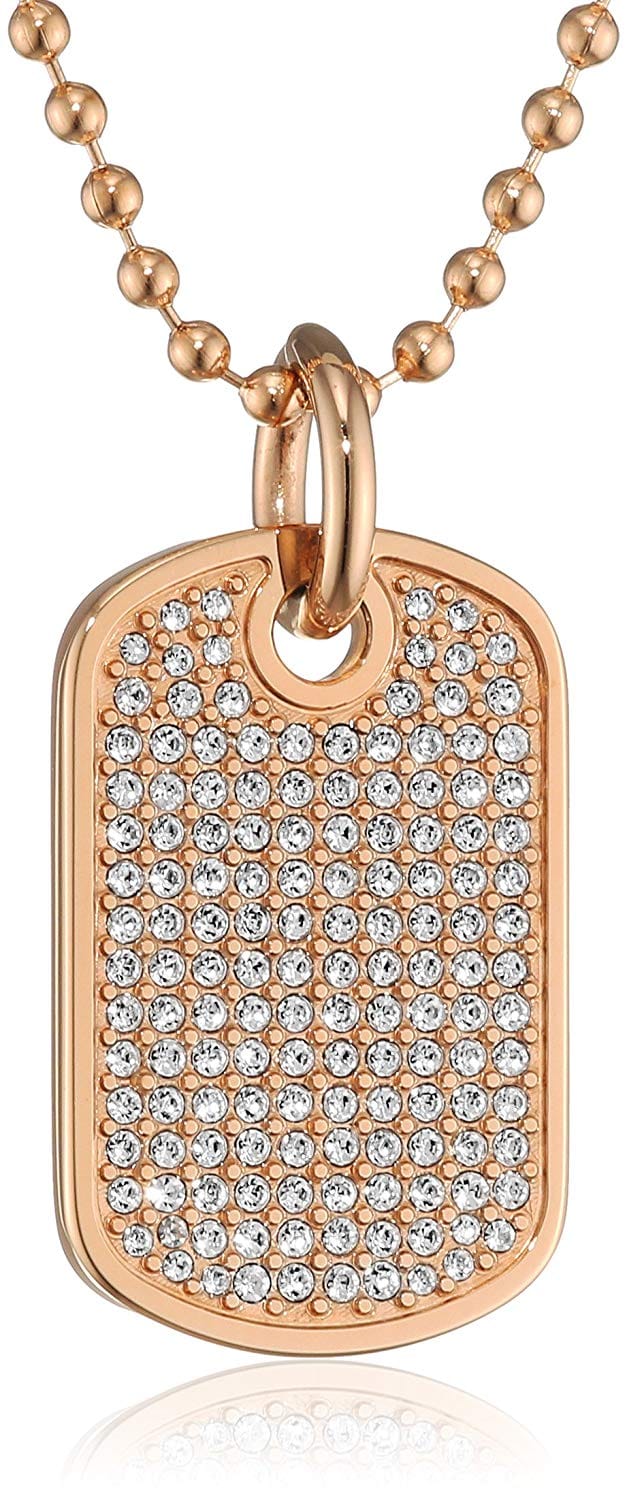 Tommy Hilfiger 'Finec' Dames RVS Ketting met hanger - Roze 2700749