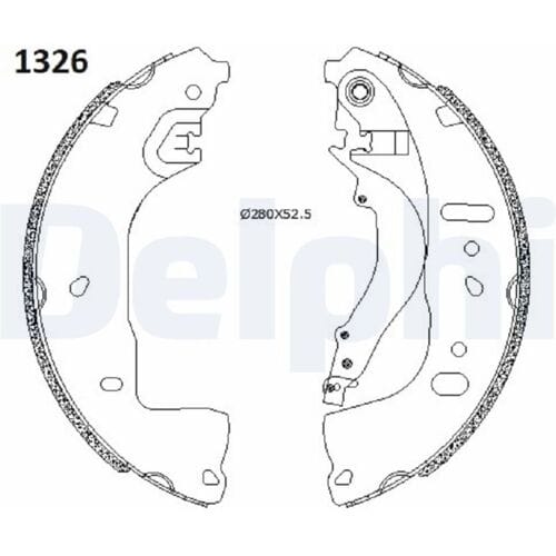 Remschoenen  DELPHI LS2197