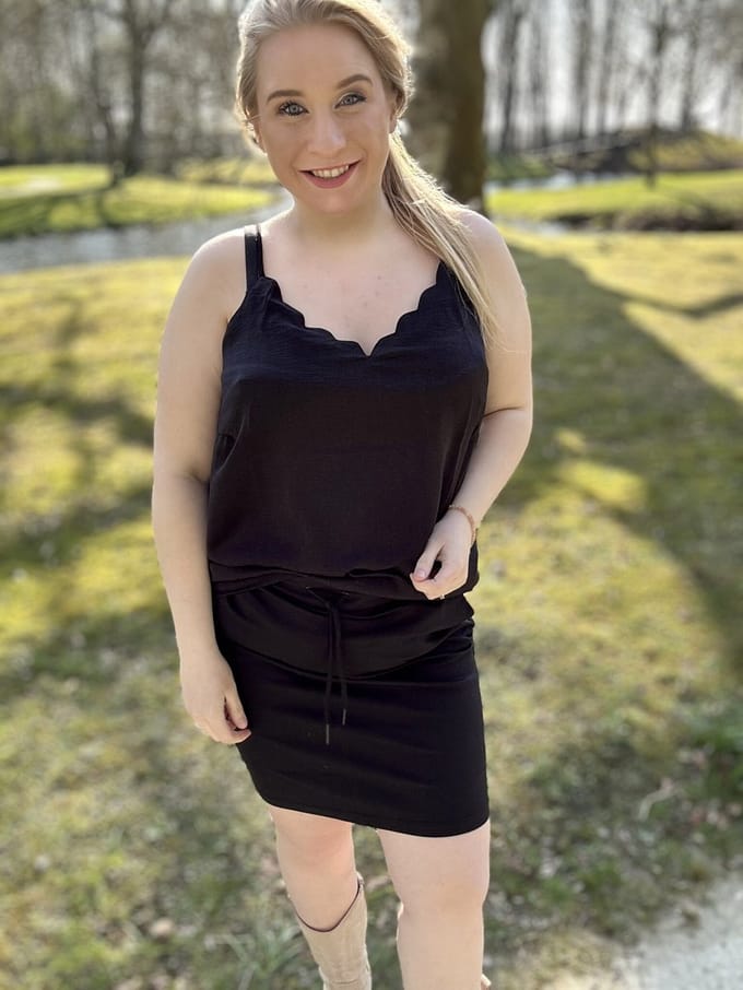 ONLY CARMAKOMA - CARDEBBIE SINGLET WVN NOOS - Dames - Blouses
