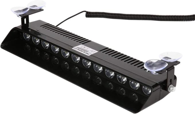 Dashboard flitser - ORANJE - 12 LED