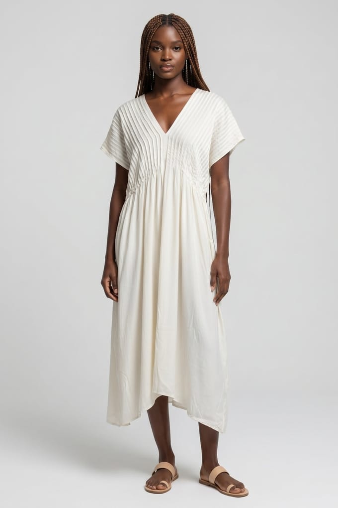 & Other Stories Milo Dress White Größe: M | Midikleider Outlet | Damen | Weiß