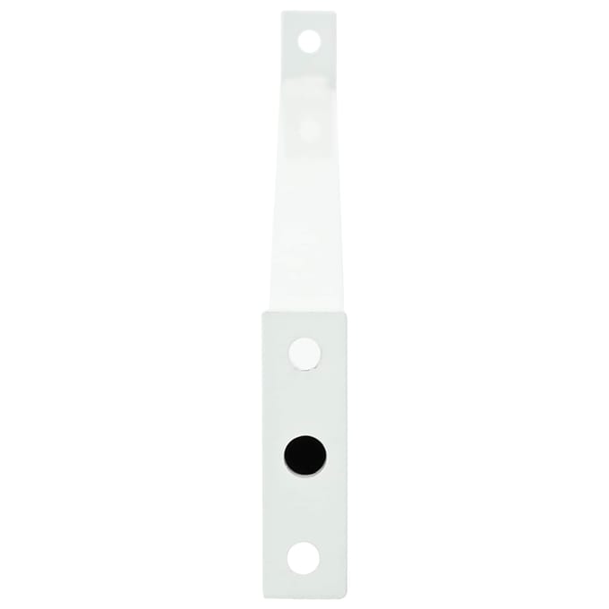 vidaXL - Verstelbare - ven - veilighheidsbalk - 3 - st - 710 - -1200 - mm - Staal - Wit